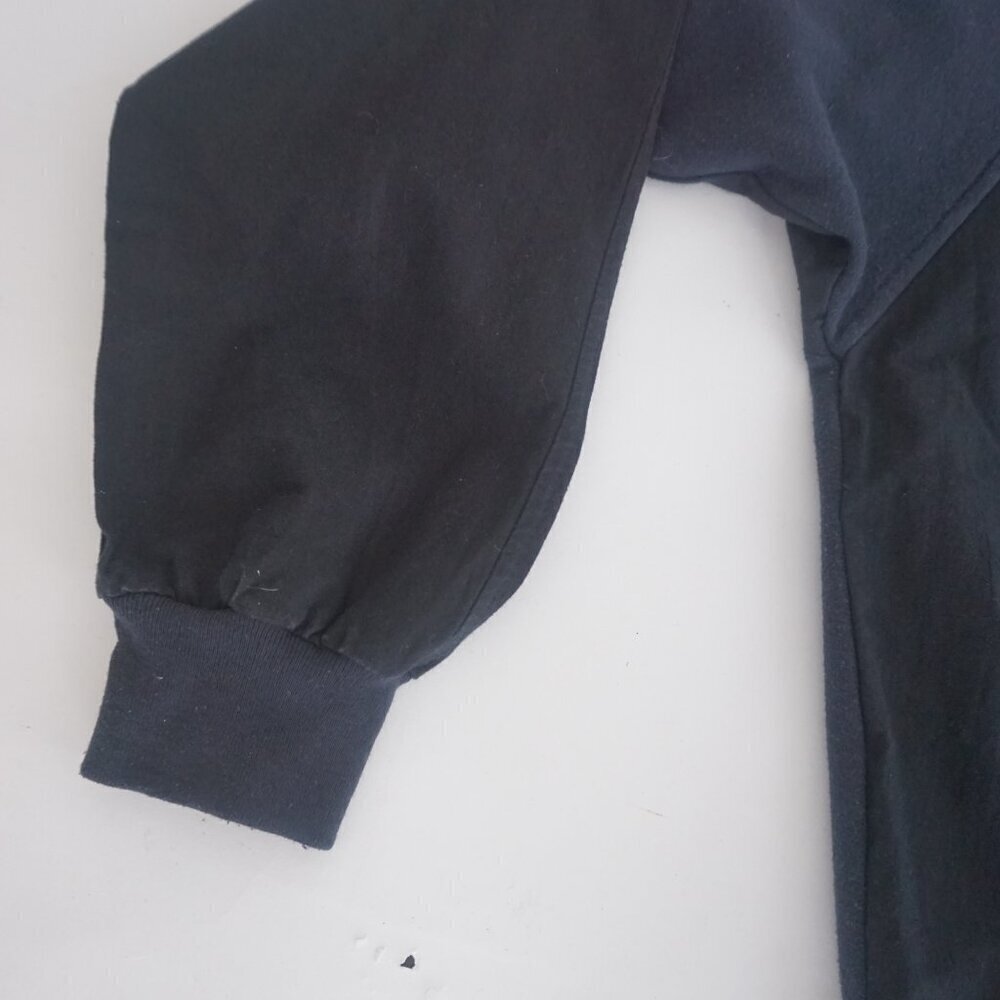 Vintage '90S Black Brooks Active Sportswear Long Sleeve Lightweight Sweater L - Picture 8 of 11